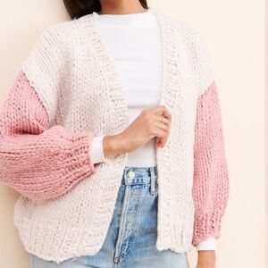 Little Lies Anthropologie Mae Colorblock Cardigan